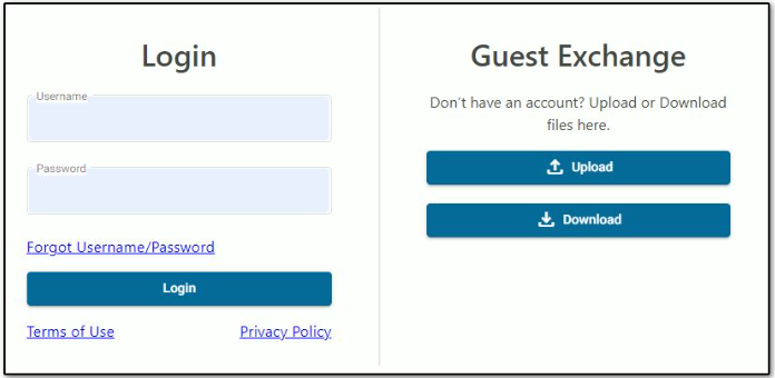 Portals Guest Exchange panel